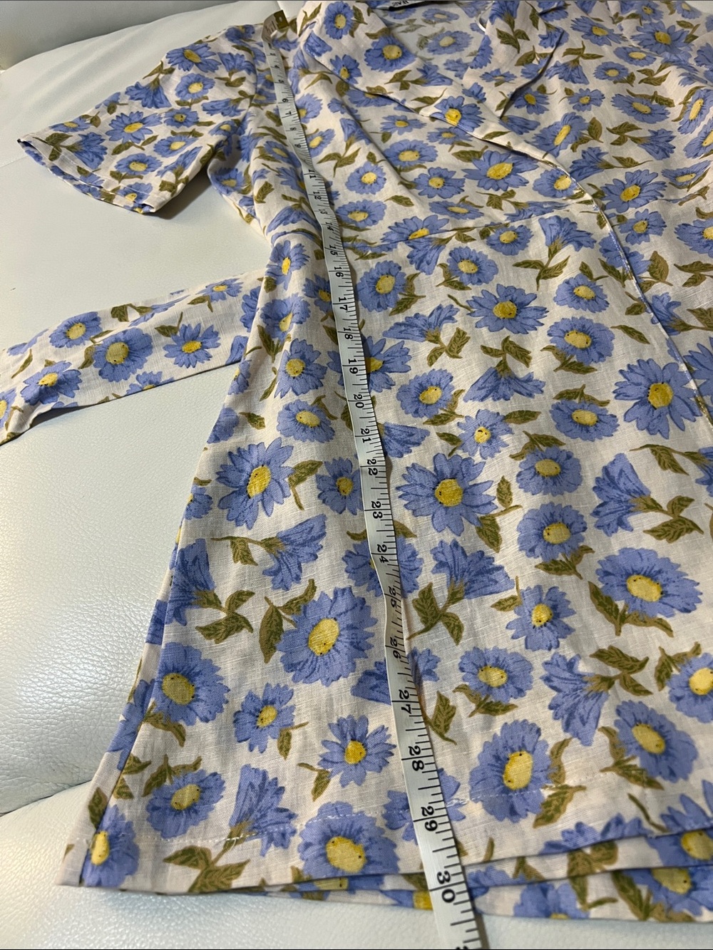 Zara Linen Romper Sz M - Picture 11 of 12